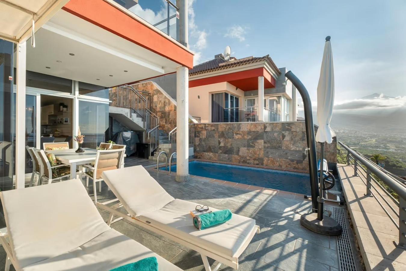 Villa Golden Horizon Con Piscina Privada Climatizada Santa Úrsula Exteriér fotografie