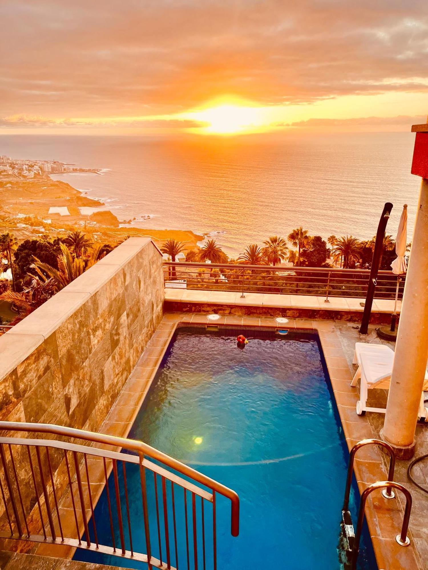 Villa Golden Horizon Con Piscina Privada Climatizada Santa Úrsula Exteriér fotografie